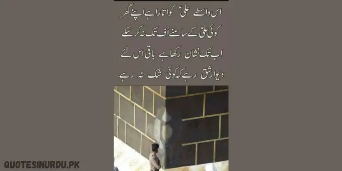 Hazrat Ali wiladat quotes