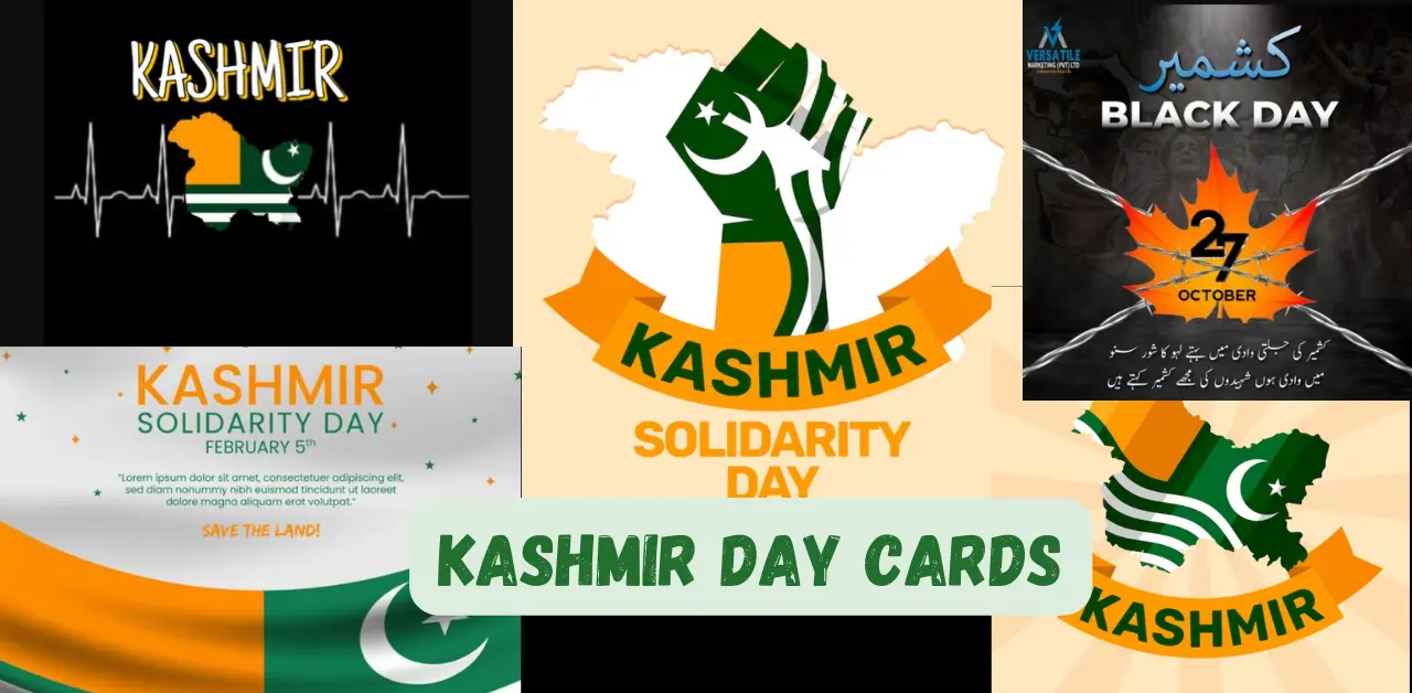 Kashmir Day Cards